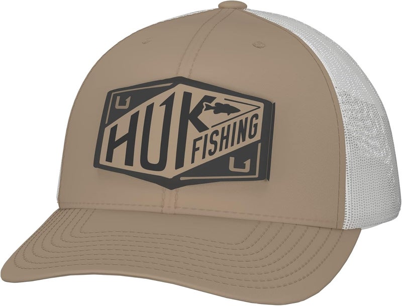 HUK Store Mens Trucker Hat, Anti-Glare Snapback Fishing Hat for Men - Image 1